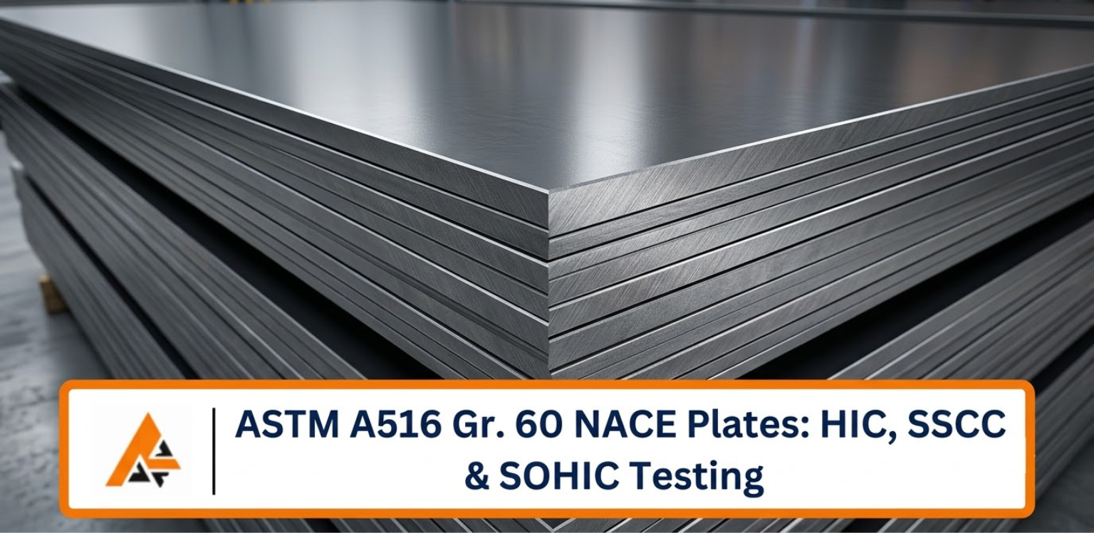 ASTM A516 Gr. 60 NACE Plates HIC, SSCC & SOHIC Testing